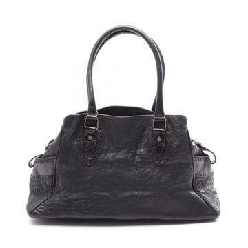 Fendi Etnico Shoulder Handbag Leather