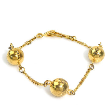 Chanel Logo Bracelet Gold Metal -