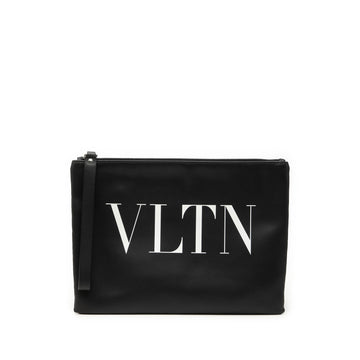 Valentino Leather Vltn Clutch Pre-Loved