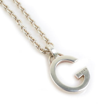 Gucci G Logo Necklace Silver -