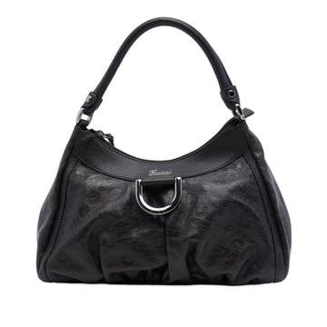 Gucci Horsebit Embossed Calfskin Abbey D