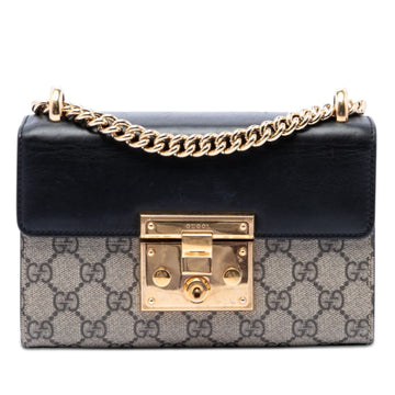 Gucci Small Gg Supreme Padlock Crossbody
