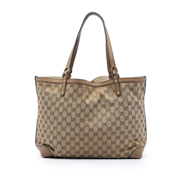 Gucci Medium Gg Canvas Craft Tote Pre-