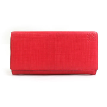 Loewe Bifold Long Wallet Red