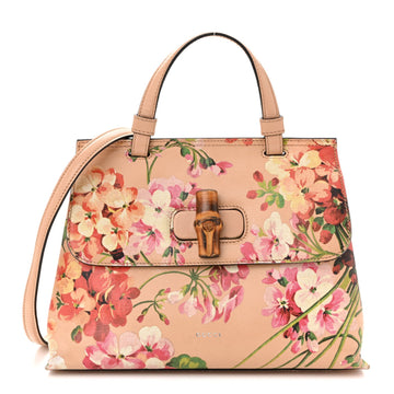 Gucci Shangai Calfskin Blooms Print