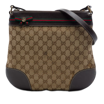 Gucci Gg Canvas Web Mayfair Crossbody
