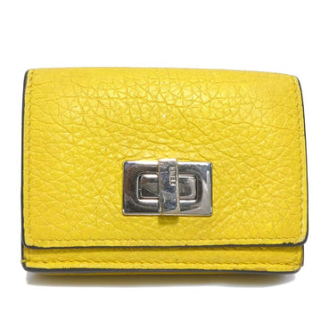 Fendi Trifold Wallet Yellow