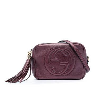 Gucci Metallic Calfskin Soho Disco