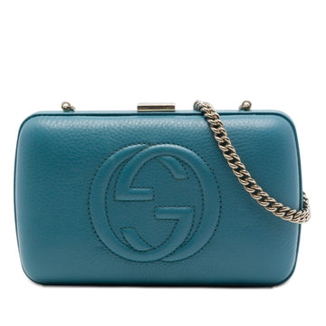 Gucci Calfskin Soho Clutch On Chain Pre-
