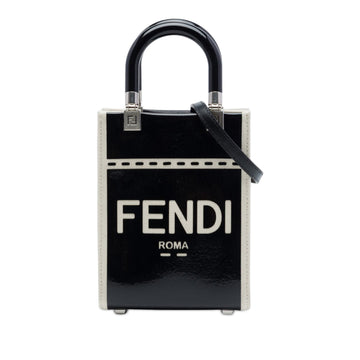 Fendi Mini Patent And Canvas Sunshine