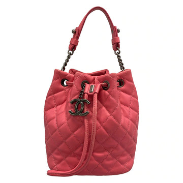 Chanel Matelasse Pink Lambskin Handbag
