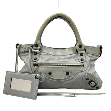 Balenciaga The First Light Blue Leather