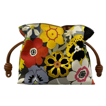 Loewe Flamenco Clutch Mini Black Yellow