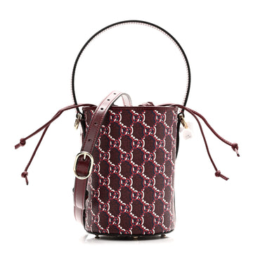 Gucci Gg Shadow Mini Bucket Bag Rosso