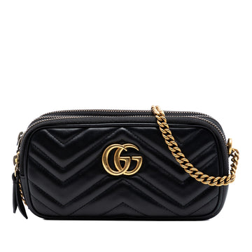 Gucci Mini Gg Marmont Matelasse Leather