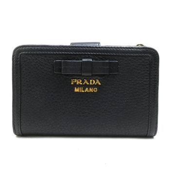 Prada Ribbon Bifold Wallet Black