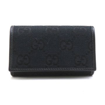Gucci Key Case Black/Silver Gg
