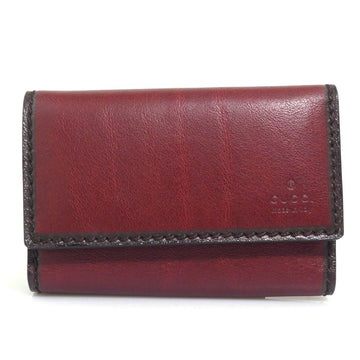 Gucci Key Case Red Brown