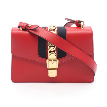 Gucci Sylvie Small Webline Shoulder Bag