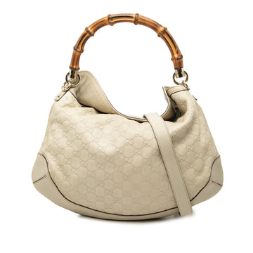 Gucci Ssima Bamboo Peggy Satchel Pre-