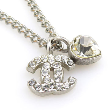Chanel Cc Logo Heart Motif Necklace