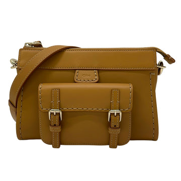 Chloe Edith Shoulder Bag Light Brown