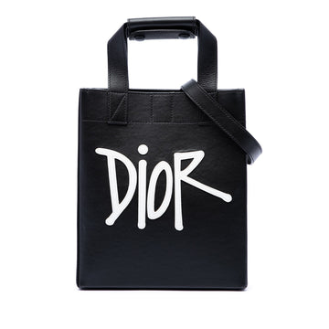 Dior Stussy Small Logo Applique Tote