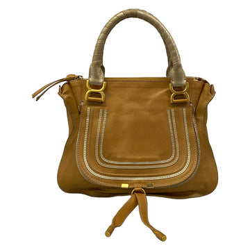 Chloe Mercy Handbag Light Brown Gold