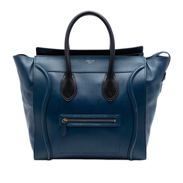 Celine Large Bicolor Leather Phantom