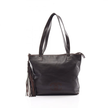 Chanel Coco Mark Fringe Tote Shoulder