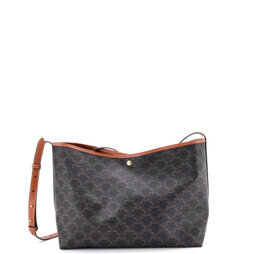 Celine Soft Shopper Tote Triomphe Coated