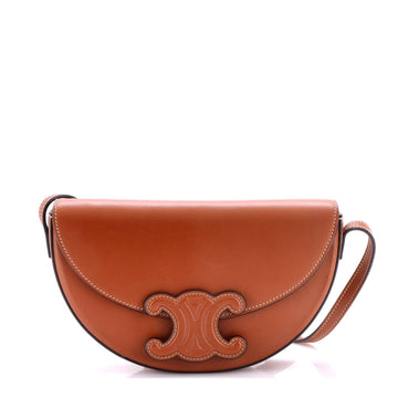 Celine Cuir Triomphe Besace Flap Bag