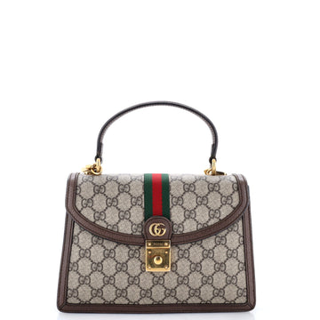 Gucci Ophidia Flap Top Handle Bag Gg