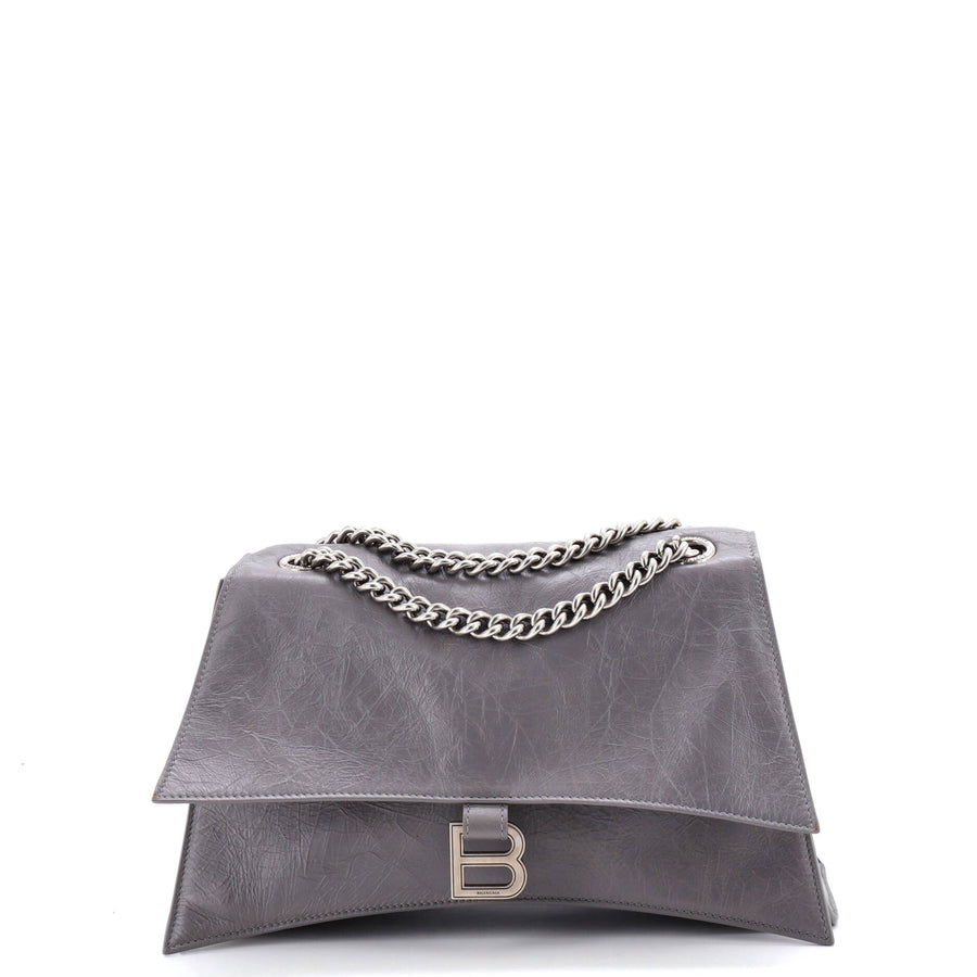 Balenciaga Crush Chain Flap Bag Leather