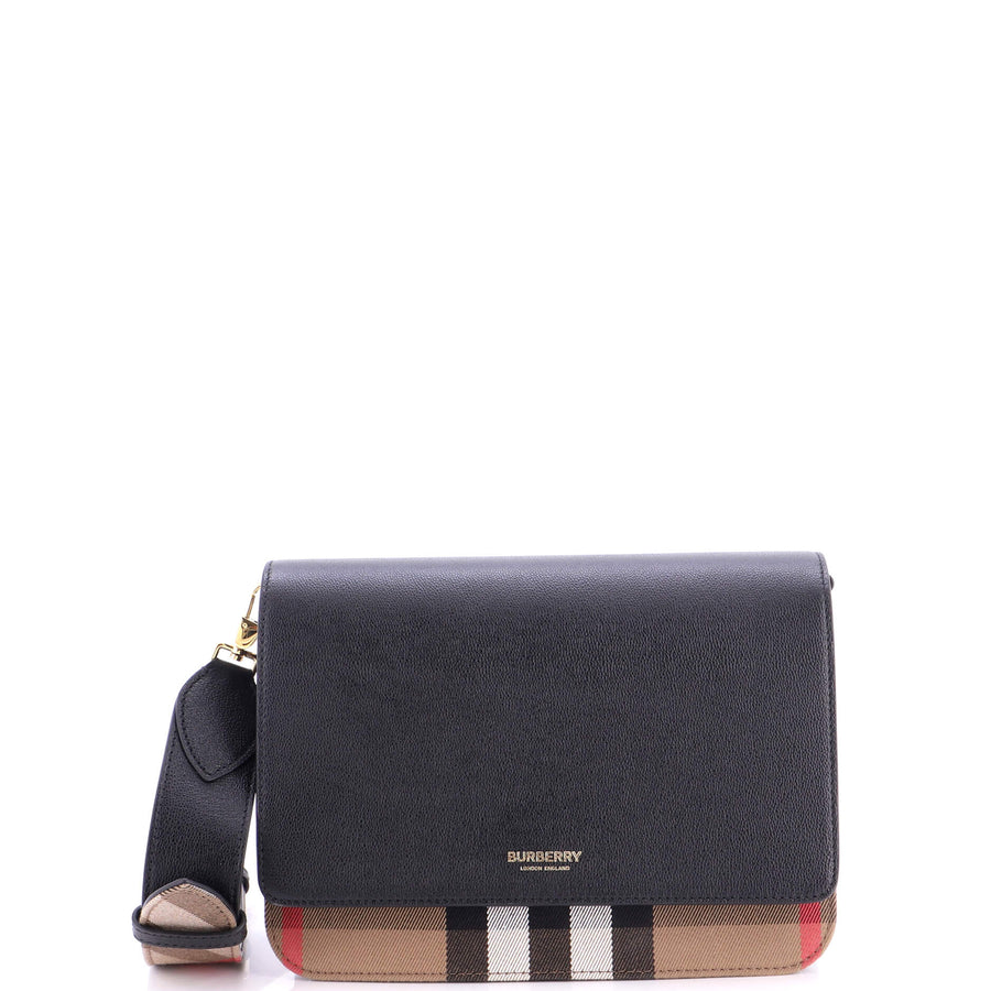 Burberry Mackford Shoulder Bag Leather