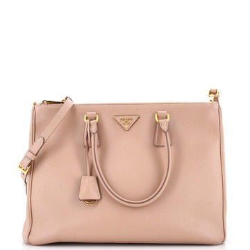 Prada Galleria Double Zip Tote Saffiano