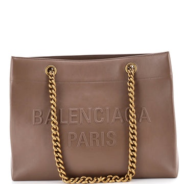 Balenciaga Duty Free Chain Tote Leather