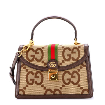 Gucci Ophidia Flap Top Handle Bag Jumbo