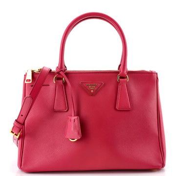 Prada Double Zip Lux Tote Saffiano