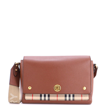 Burberry Note Crossbody Bag Leather With
