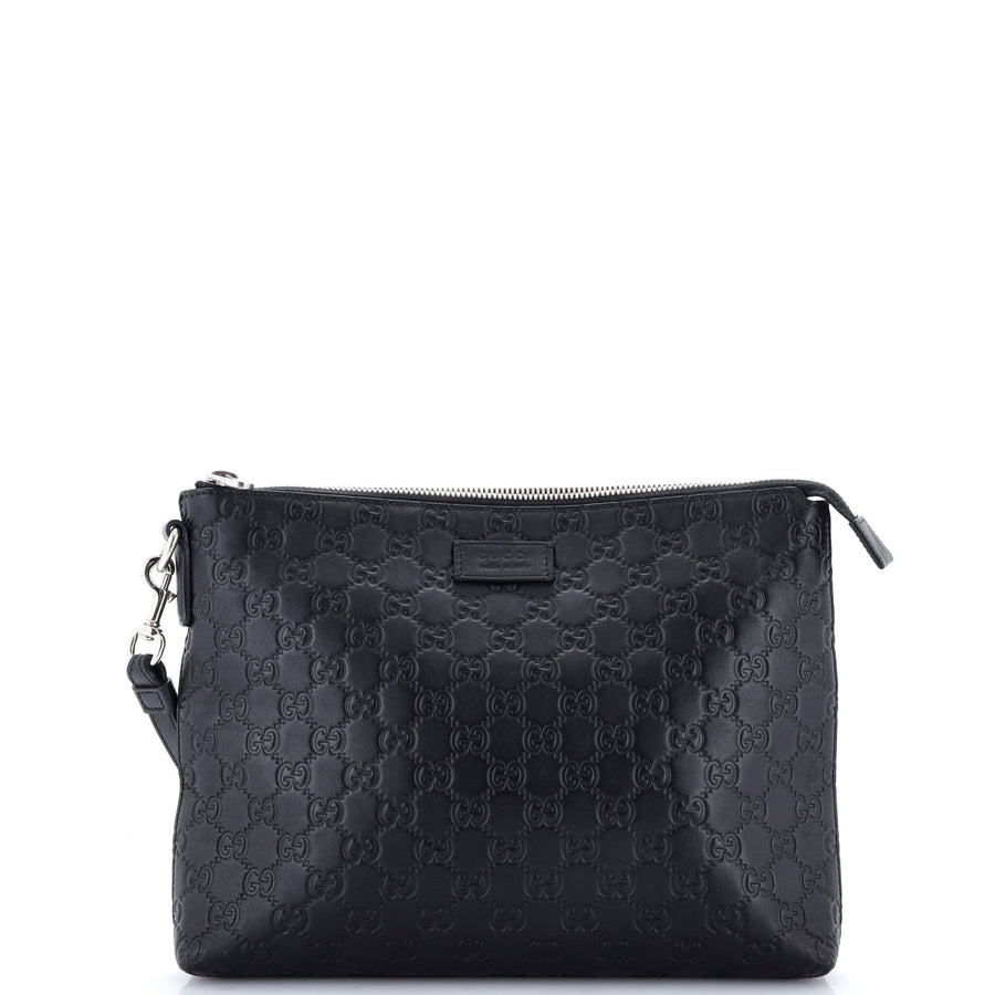 Signature Soft Wristlet Guccissima