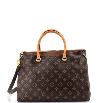Louis Vuitton Pallas Tote Canvas With