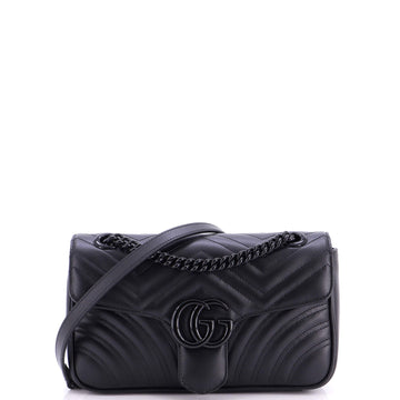 Gucci Gg Marmont Monochrome Flap Bag