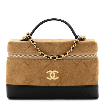Chanel Suede Calfskin Shiny Lambskin