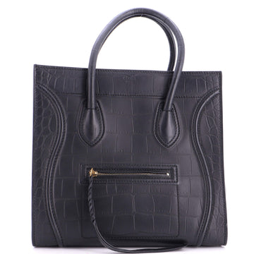 Celine Phantom Bag Crocodile Embossed