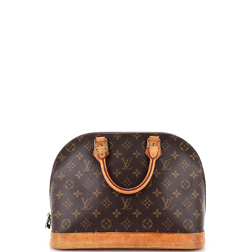 Louis Vuitton Alma Handbag Canvas Pm