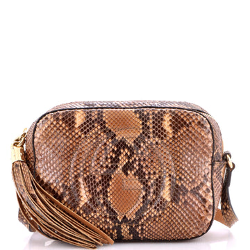 Gucci Soho Disco Crossbody Bag Python