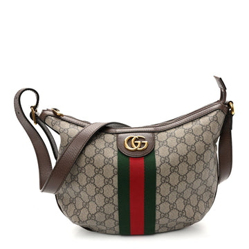Gucci Gg Supreme Web Small Ophidia Half