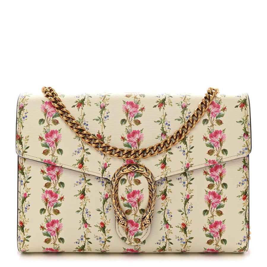 Gucci Calfskin Floral Print Mini
