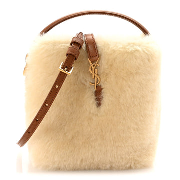 Saint Laurent Shearling Le 37 Mini